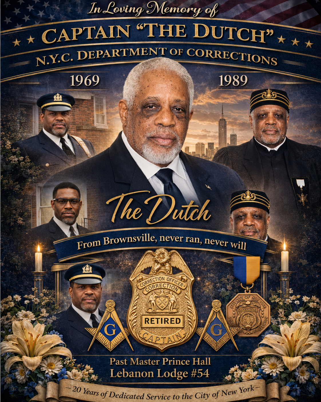 Captain “The Dutch” — Memorial & Service Legacy